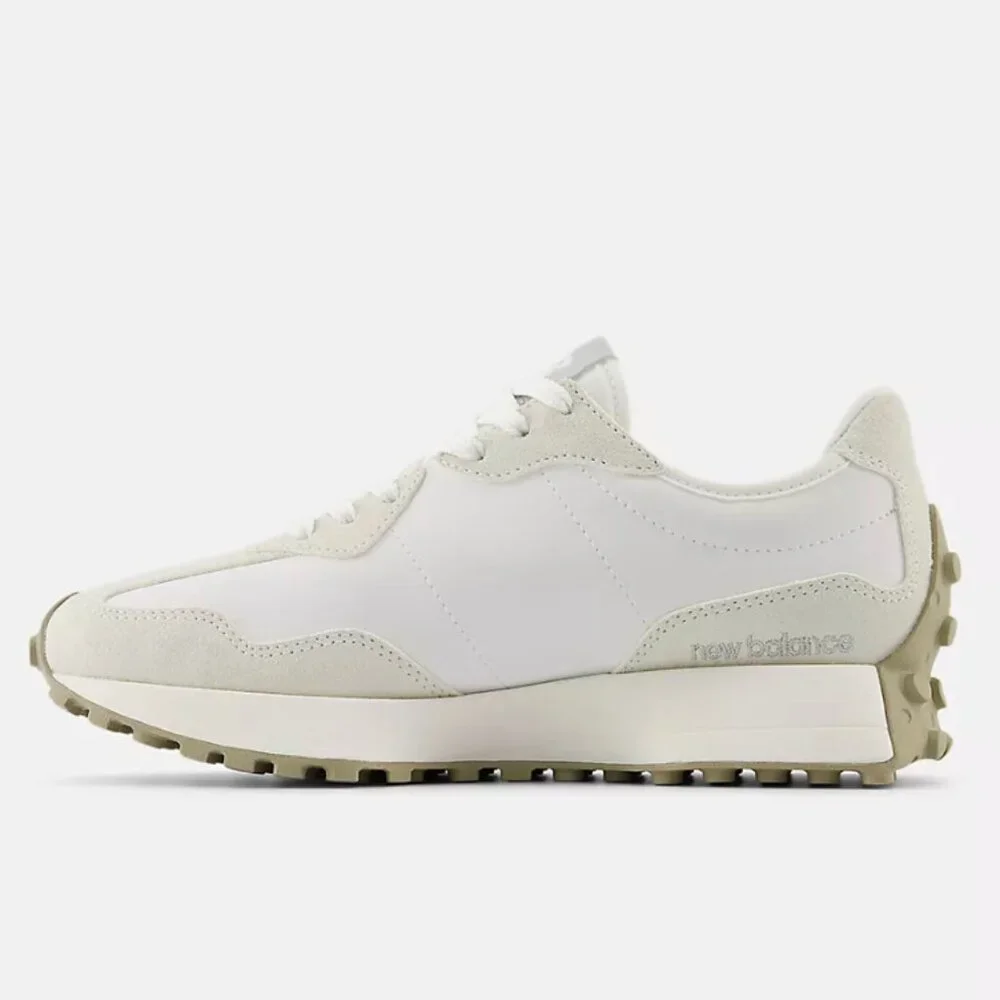 New Balance 327Women Sneakers Shoes Leather Sea Salt Brighton Grey various sizes - Picture 6 of 13